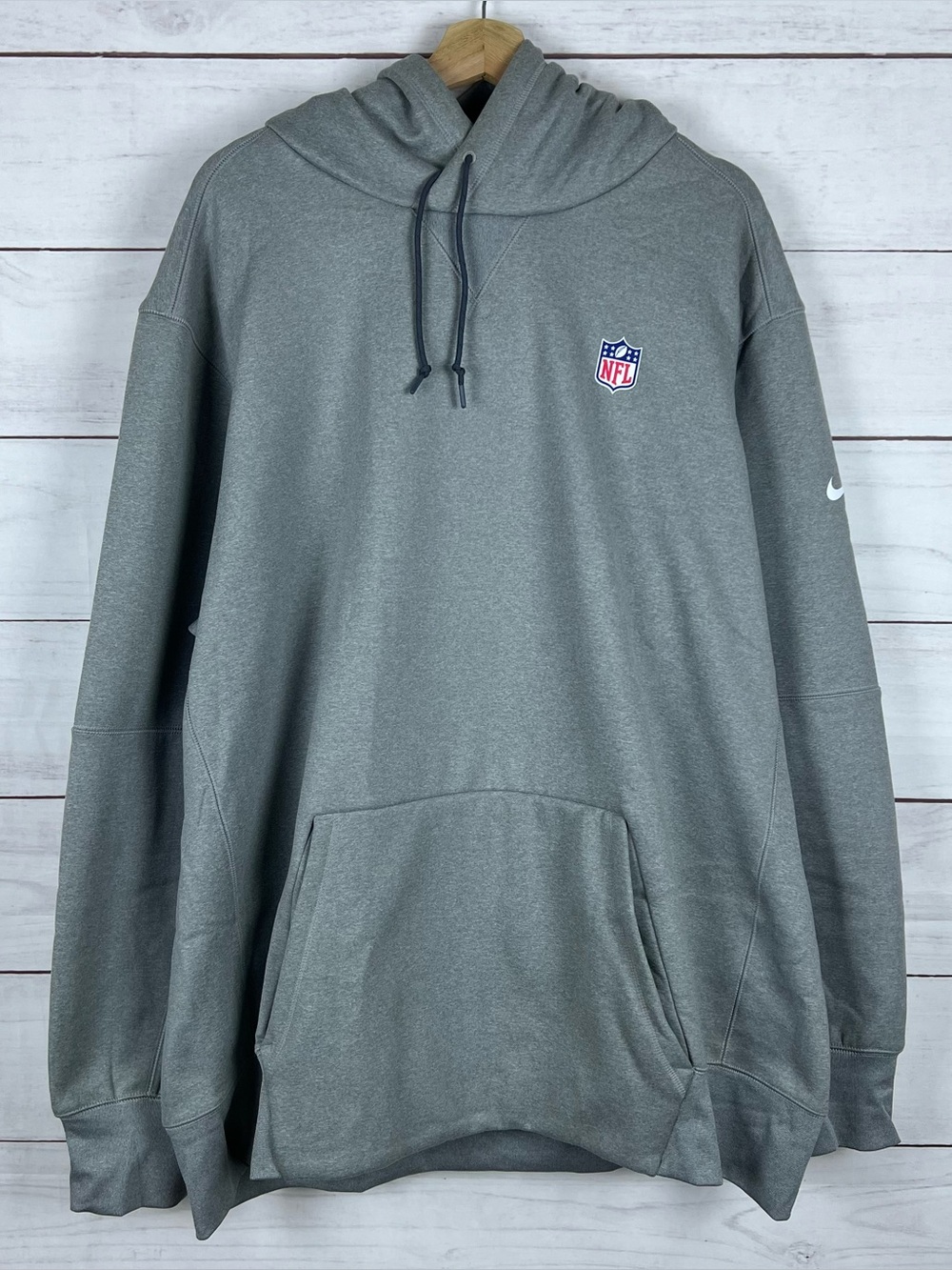 Nike NFL Training Football Player Team Issued Hoodie Gray Mens 3XL